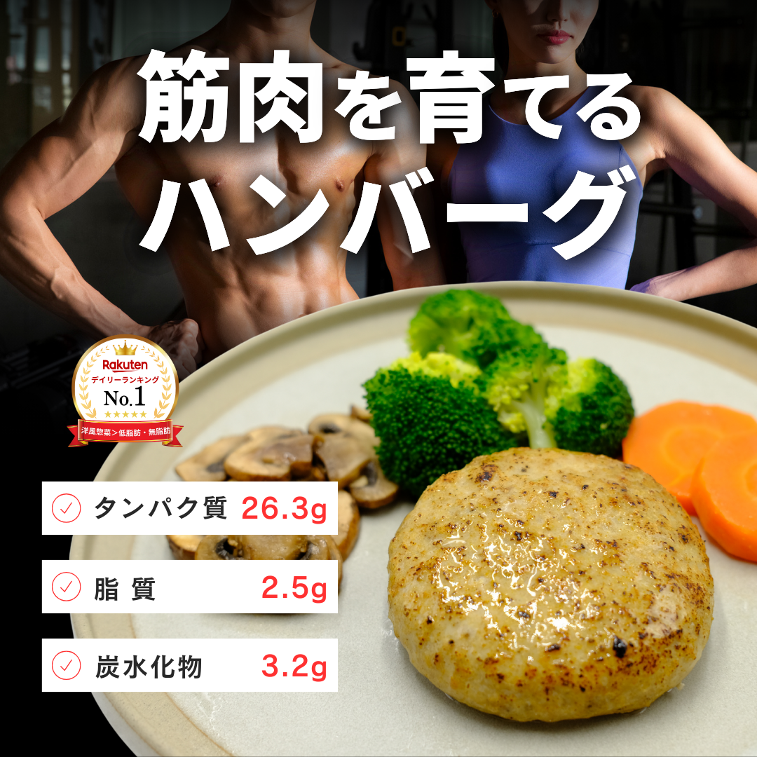 【初回限定：送料無料】〈高タンパク〉魚筋バーグ お試しセット【※ お一人様2セットまで】